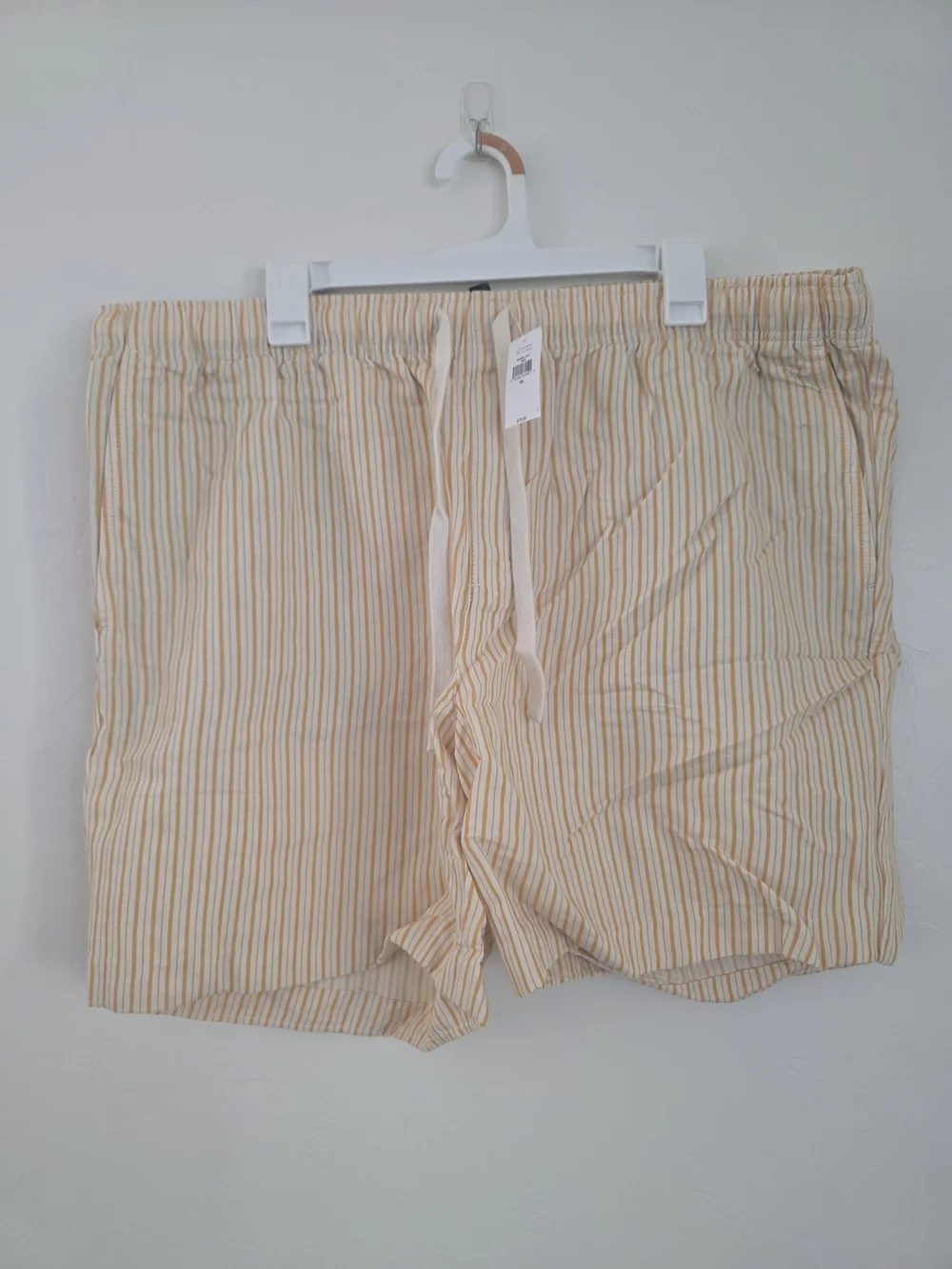 Banana Republic Cream & Tan Striped Size XL / 8